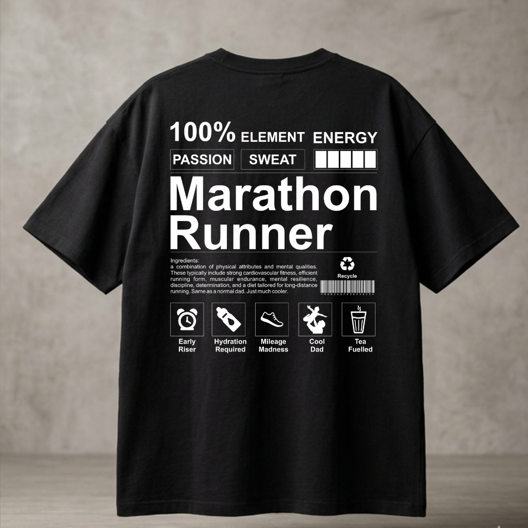 Unisex Oversized Classic T-Shirt - Cool Dads Run Marathons